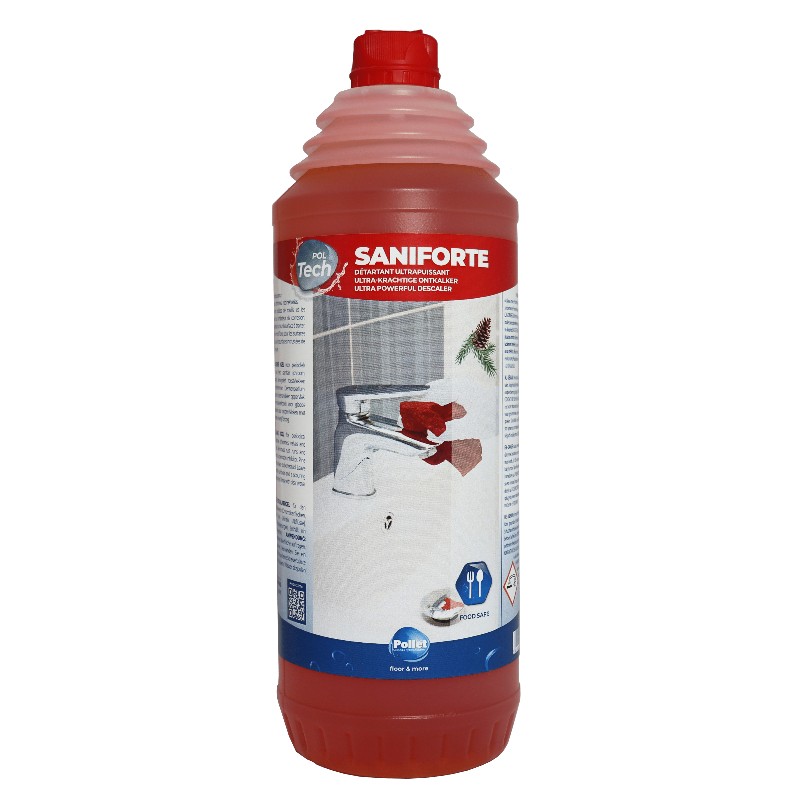 Poltech Saniforte - Gel détartrant ultrapuissant - 1L